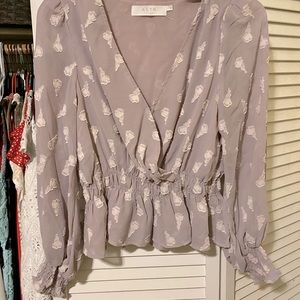 Aster The Label Long Sleeve Blouse - Size Small